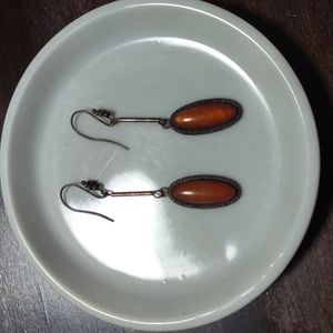 Brown earrings